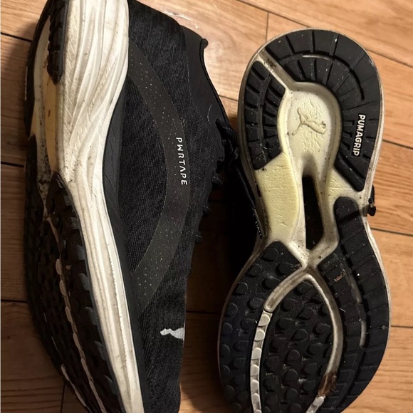 Puma Deviate Nitro 2 Men's Size 8.5 Wide Black White - Picture 4 of 6